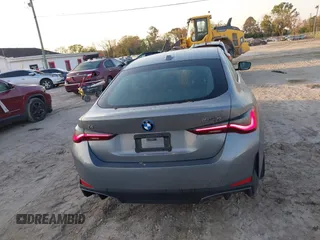 2024 BMW i4 eDrive35 with VIN WBY43AW02RFT14568, listed as a IAAI auction lot 41694722 with 2,338 mi miles. Bid and sale history available at carsss.com. Image 17.