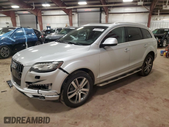 2011 Audi Q7 3.0L TDI Prestige with VIN WA1VMBFE0BD001034, listed as a Copart auction lot 85440534 with 157,987 mi miles and Clean Title. Bid and sale history available at carsss.com. Image 1.