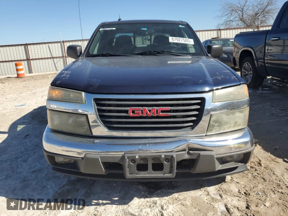 2008 GMC Canyon SLE1 with VIN 1GTCS13E388166904, listed as a Copart auction lot 87927505 with 127,218 mi miles and Salvage Title. Bid and sale history available at carsss.com. Image 5.