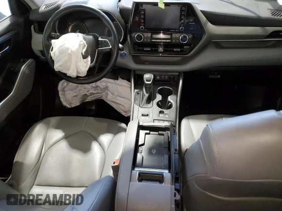 2022 Toyota Highlander Hybrid XLE z VIN 5TDGBRCH9NS556553, wystawiony jako Copart lot #88440005 z przebiegiem 76 389 mil mil oraz Czysty tytuł • Clean title. Historia ofert i sprzedaży dostępna na DreamBid. Obrazek 8.