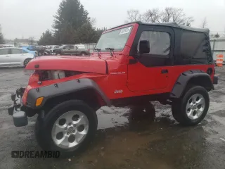 2002 Jeep Wrangler SE with VIN 1J4FA29P02P715013, listed as a Copart auction lot 48039035 with 193,583 mi miles and Salvage Title. Bid and sale history available at carsss.com. Image 1.