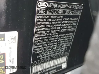 2021 Land Rover Range Rover Sport SE with VIN SALWG2SU7MA777169, listed as a Copart auction lot 41338075 with 80,180 mi miles and Salvage Title. Bid and sale history available at carsss.com. Image 13.