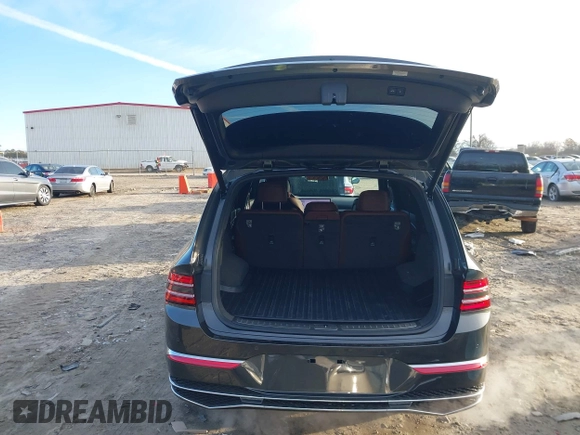 2025 Genesis GV80 Prestige with VIN KMUHEESC8SU222772, listed as a IAAI auction lot 41220766 with 3,528 mi miles and . Bid and sale history available at DreamBid. Image 19.