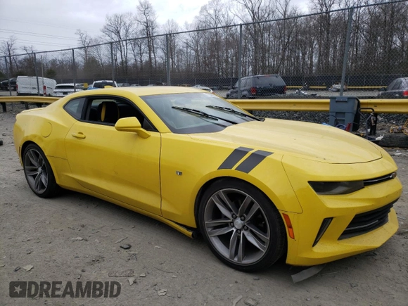 2018 Chevrolet Camaro 1LT with VIN 1G1FB1RS0J0161733, listed as a Copart auction lot 47868025 with 54,924 mi miles and Salvage Title. Bid and sale history available at DreamBid. Image 4.