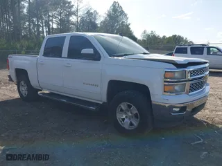 2015 Chevrolet Silverado 1500 LT with VIN 3GCUKREC7FG358672, listed as a IAAI auction lot 41735598 with 197,446 mi miles. Bid and sale history available at carsss.com. Image 1.