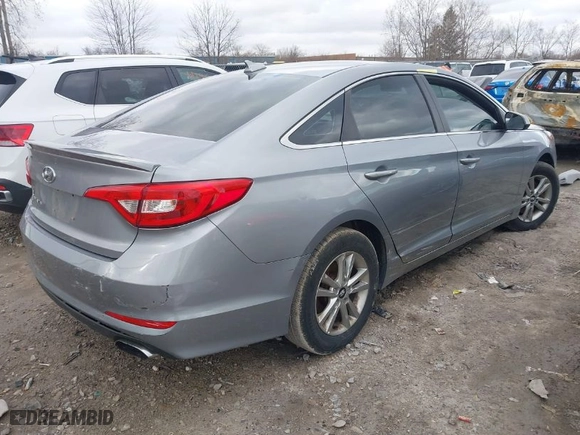 2017 Hyundai Sonata 2.4L with VIN 5NPE24AF9HH499874, listed as a IAAI auction lot 41965343 with 101,778 mi miles. Bid and sale history available at carsss.com. Image 4.