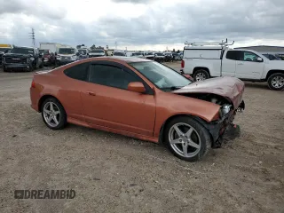 2005 Acura RSX Type-S with VIN JH4DC53025S012629, listed as a Copart auction lot 72845184 with 0 mi miles and Salvage Title. Bid and sale history available at carsss.com. Image 4.