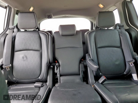 2022 Honda Odyssey Elite with VIN 5FNRL6H95NB066055, listed as a Copart auction lot 59258315 with 43,570 mi miles and Salvage title. Bid and sale history available at DreamBid. Image 10.