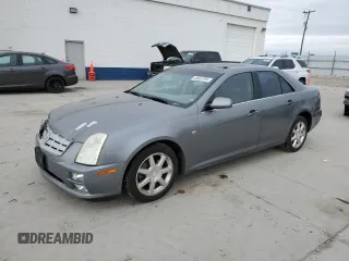 2005 Cadillac STS with VIN 1G6DW677450212075, listed as a Copart auction lot 45037255 with 191,320 mi miles and Salvage Title. Bid and sale history available at DreamBid. Image 1.
