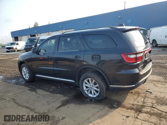 2015 Dodge Durango SXT with VIN 1C4RDJAG3FC870166, listed as a Copart auction lot 62236755 with 143,509 mi miles and Clean title. Bid and sale history available at DreamBid. Image 2.