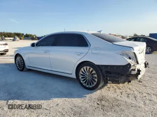 2017 Genesis G90 3.3T Premium with VIN KMHG34JA0HU032385, listed as a Copart auction lot 83540304 with 63,917 mi miles and Salvage Title. Bid and sale history available at carsss.com. Image 2.