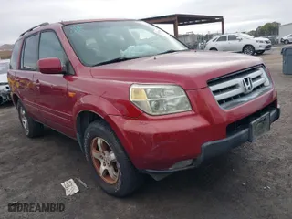2006 Honda Pilot EX-L with RES with VIN 5FNYF18626B022642, listed as a IAAI auction lot 41115722 with 283,756 mi miles. Bid and sale history available at carsss.com. Image 1.