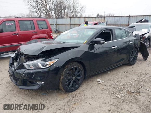 2018 Nissan Maxima SV with VIN 1N4AA6AP5JC387845, listed as a IAAI auction lot 41574505 with 50,629 mi miles and . Bid and sale history available at DreamBid. Image 2.