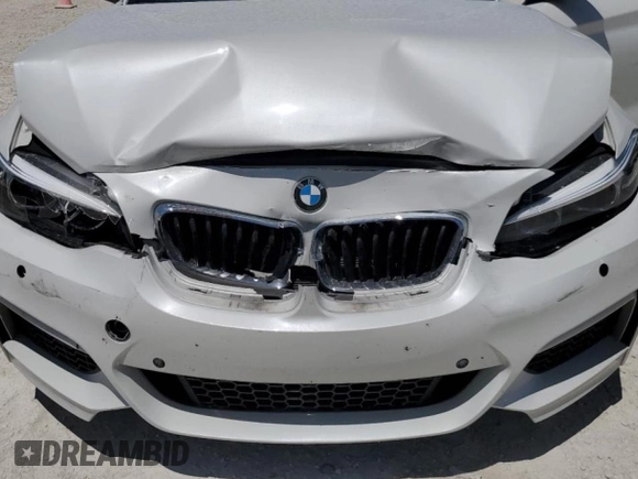 2019 BMW 2 Series M240i with VIN WBA2N1C59K7D55881, listed as a Copart auction lot 52225883 with 26,777 mi miles. Bid and sale history available at carsss.com. Image 12.