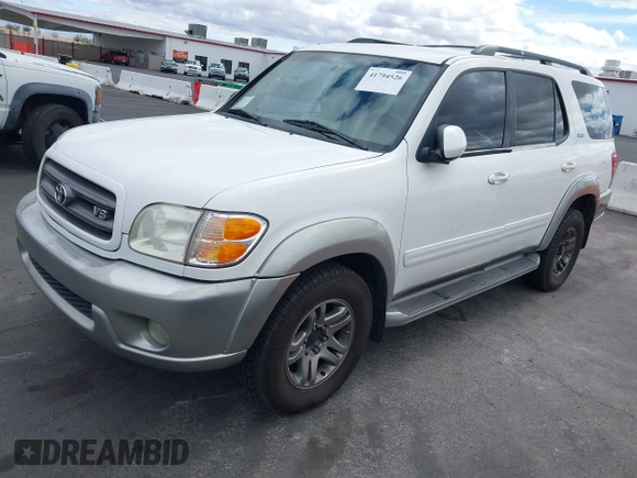 2003 Toyota Sequoia SR5 with VIN 5TDBT44A83S172501, listed as a IAAI auction lot 41794526 with 257,818 mi miles and . Bid and sale history available at DreamBid. Image 2.