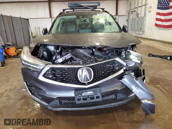 2019 Acura RDX Advance with VIN 5J8TC2H73KL013202, listed as a Copart auction lot 46850345 with 39,596 mi miles and Salvage Title. Bid and sale history available at DreamBid. Image 5.
