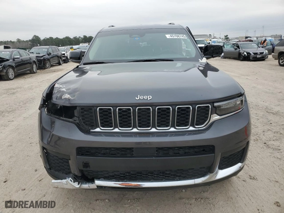 2022 Jeep Grand Cherokee L Laredo with VIN 1C4RJJAG8N8635580, listed as a Copart auction lot 45708745 with 45,848 mi miles and Salvage Title. Bid and sale history available at carsss.com. Image 5.