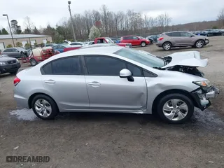 2013 Honda Civic Sdn LX with VIN 2HGFB2F53DH568751, listed as a IAAI auction lot 41886647 with 149,553 mi miles. Bid and sale history available at carsss.com. Image 13.