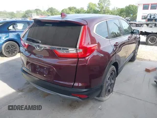 2017 Honda CR-V EX with VIN 7FARW1H55HE020645, listed as a IAAI auction lot 42111202 with 51,445 mi miles. Bid and sale history available at carsss.com. Image 4.
