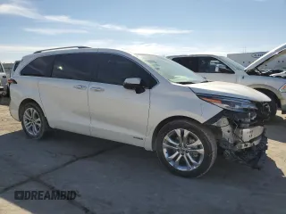 2021 Toyota Sienna Limited with VIN 5TDERKEC8MS007565, listed as a Copart auction lot 45292615 with 36,993 mi miles and Salvage Title. Bid and sale history available at carsss.com. Image 4.