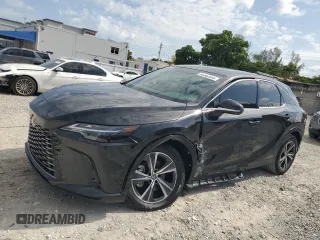 2025 Lexus RX 350 с VIN 2T2BAMBAXSC054056, выставлен на аукционе Copart как лот 52302645 с пробегом 3 617 миль миль и Списание • Salvage title. История ставок и продаж доступна на DreamBid. Изображение 1.