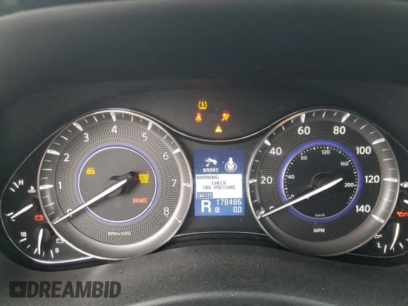 2011 Infiniti QX56 7-passenger with VIN JN8AZ2NF5B9504257, listed as a Copart auction lot 79693794 with 178,486 mi miles and Clean Title. Bid and sale history available at carsss.com. Image 9.