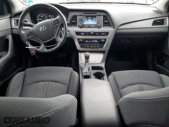2017 Hyundai Sonata 2.4L with VIN 5NPE24AF3HH448466, listed as a Copart auction lot 51774145 with 187,231 mi miles and Salvage Title. Bid and sale history available at carsss.com. Image 8.