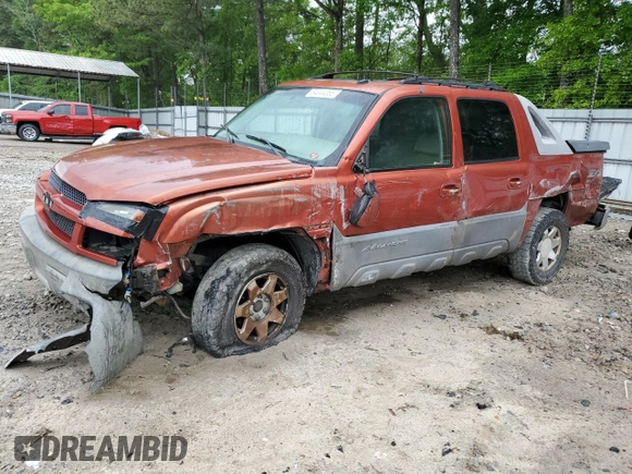 2002 Chevrolet Avalanche z VIN 3GNEK13T12G297684, wystawiony jako Copart lot #54044065 z przebiegiem 246 763 mil mil oraz Szkoda całkowita • Salvage title. Historia ofert i sprzedaży dostępna na DreamBid. Obrazek 1.