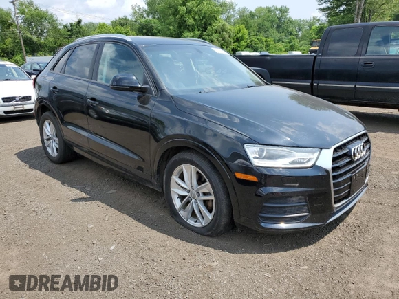 2017 Audi Q3 Premium with VIN WA1ECCFS5HR001511, listed as a Copart auction lot 60853085 with 70,818 mi miles and Salvage title. Bid and sale history available at DreamBid. Image 4.