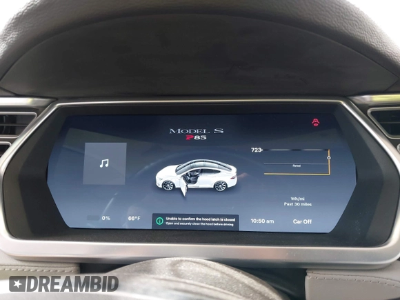 2014 Tesla Model S 60 with VIN 5YJSA1H17EFP35351, listed as a IAAI auction lot 41558434 with 151,002 mi miles and . Bid and sale history available at DreamBid. Image 19.