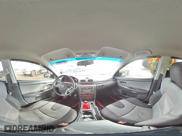 2007 Mazda 3 Mazdaspeed3 Sport with VIN JM1BK34L671655440, listed as a Copart auction lot 89159135 with 192,907 mi miles and Salvage title. Bid and sale history available at DreamBid. Image 13.