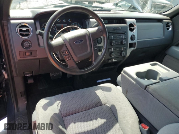 2011 Ford F-150 XL with VIN 1FTFX1ET5BFC44919, listed as a Copart auction lot 58514555 with 166,500 mi miles and Salvage title. Bid and sale history available at DreamBid. Image 8.