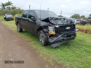 2022 Ford F-150 XL with VIN 1FTFW1E52NKD42015, listed as a IAAI auction lot 42068734 with 35,353 mi miles and . Bid and sale history available at DreamBid. Image 1.