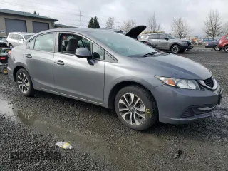 2013 Honda Civic EX with VIN 19XFB2F81DE243410, listed as a Copart auction lot 47586305 with 103,639 mi miles and Salvage Title. Bid and sale history available at DreamBid. Image 4.