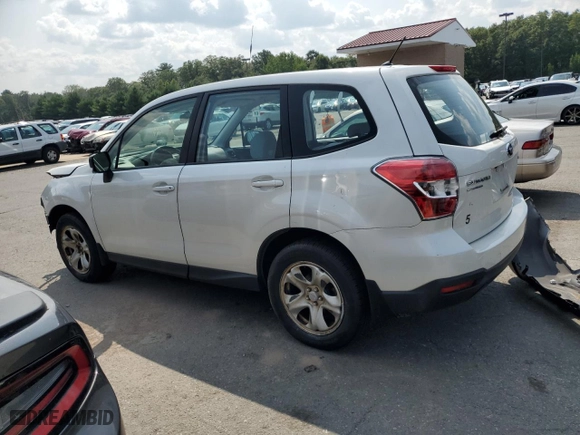 2015 Subaru Forester 2.5i with VIN JF2SJAAC7FH822987, listed as a Copart auction lot 66956764 with 166,219 mi miles and Salvage Title. Bid and sale history available at carsss.com. Image 2.