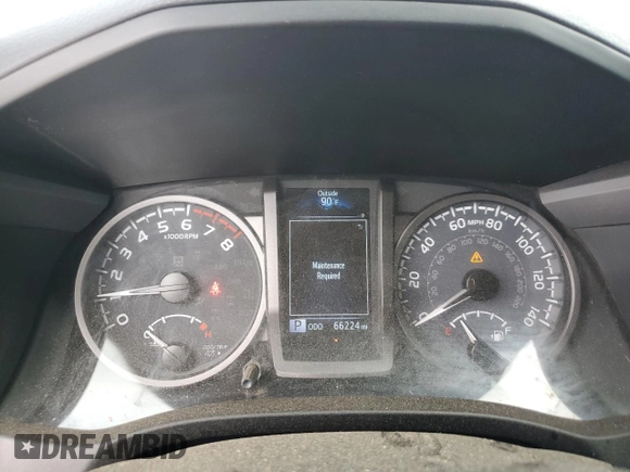 2021 Toyota Tacoma SR with VIN 3TMCZ5AN2MM397322, listed as a Copart auction lot 55470385 with 66,224 mi miles and Salvage title. Bid and sale history available at DreamBid. Image 9.