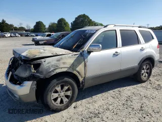 2009 Kia Borrego LX with VIN KNDJH741395038248, listed as a Copart auction lot 75526814 with 0 mi miles and Salvage Title. Bid and sale history available at carsss.com. Image 1.