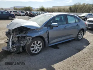 2021 Toyota Corolla LE with VIN 5YFEPMAEXMP212600, listed as a Copart auction lot 50025145 with 66,365 mi miles and Salvage Title. Bid and sale history available at carsss.com. Image 1.