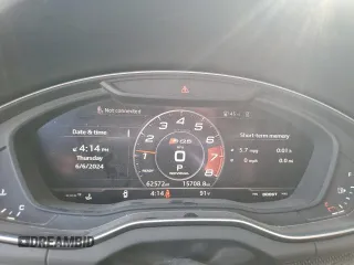 2018 Audi SQ5 Premium Plus with VIN WA1A4AFY4J2186279, listed as a Copart auction lot 58123064 with 62,572 mi miles and Salvage Title. Bid and sale history available at DreamBid. Image 9.
