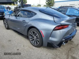 2021 Toyota GR Supra 2.0 with VIN WZ1DB2C07MW039661, listed as a Copart auction lot 49419705 with 15,102 mi miles and Salvage Title. Bid and sale history available at carsss.com. Image 2.