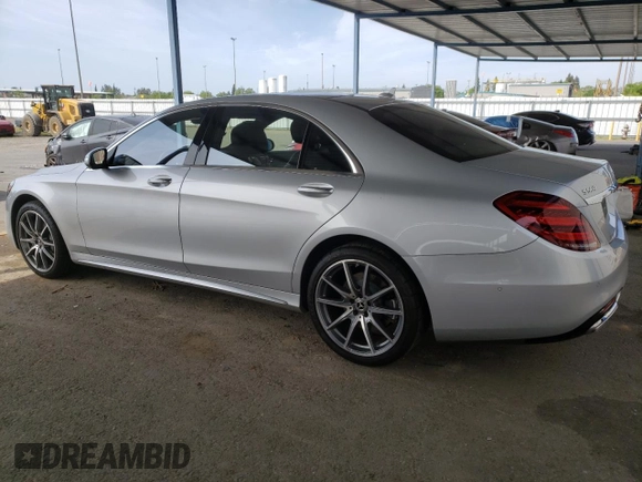 2020 Mercedes-Benz S-Class S 560 with VIN WDDUG8DB0LA519190, listed as a Copart auction lot 53286785 with 50,587 mi miles and Salvage Title. Bid and sale history available at carsss.com. Image 2.