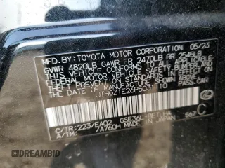 2023 Lexus IS with VIN JTHGZ1E26P5031110, listed as a Copart auction lot 47518905 with 9,498 mi miles and Salvage Title. Bid and sale history available at carsss.com. Image 12.