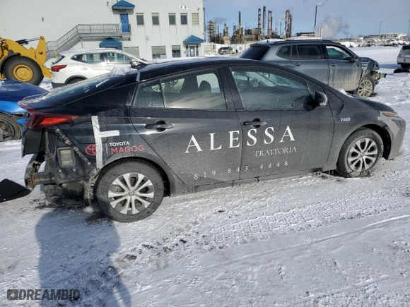 2020 Toyota Prius Prime LE with VIN JTDKARFP2L3152041, listed as a Copart auction lot 44219255 with 90,648 mi miles and Salvage Title. Bid and sale history available at carsss.com. Image 3.