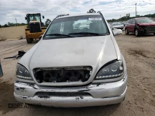 2002 Mercedes-Benz M-Class with VIN 4JGAB54E52A360097, listed as a Copart auction lot 72983104 with 199,445 mi miles and Salvage Title. Bid and sale history available at carsss.com. Image 5.
