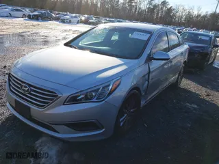 2017 Hyundai Sonata SE with VIN 5NPE24AF1HH566046, listed as a IAAI auction lot 41244847 with 1 mi miles. Bid and sale history available at carsss.com. Image 16.