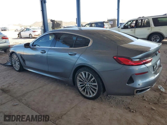 2020 BMW 8 Series 840i with VIN WBAGV2C09LCD92695, listed as a Copart auction lot 73230034 with 42,440 mi miles and Salvage title. Bid and sale history available at DreamBid. Image 2.