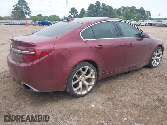 2016 Buick Regal GS with VIN 2G4GU5GX8G9122538, listed as a IAAI auction lot 41939659 with 92,269 mi miles. Bid and sale history available at carsss.com. Image 4.
