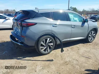 2023 Nissan Murano SL with VIN 5N1AZ2CJ2PC131235, listed as a IAAI auction lot 41639410 with 46,087 mi miles and . Bid and sale history available at DreamBid. Image 4.