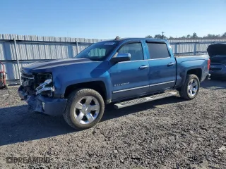 2017 Chevrolet Silverado 1500 LTZ with VIN 3GCUKSEC0HG119619, listed as a Copart auction lot 83263434 with 96,139 mi miles and Salvage Title. Bid and sale history available at carsss.com. Image 1.