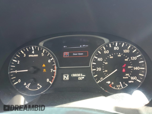 2015 Nissan Altima SL with VIN 1N4AL3AP4FN332579, listed as a Copart auction lot 53577195 with 138,083 mi miles and Salvage Title. Bid and sale history available at DreamBid. Image 9.